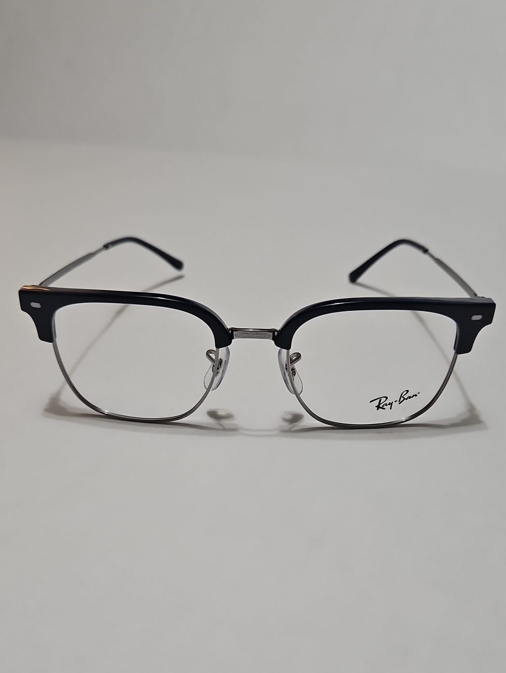 Ray-Ban RB7216 New Clubmaster Unisex Polished Blue On Gunmetal 49 20 145